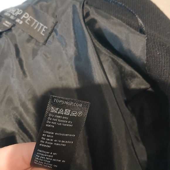 Topshop Petite Blazer Bolero Size 4P - Picture 7 of 7